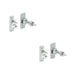 PACK Premium 55mm Satin Chrome Fasteners Durable Construction Window Fastener (1)