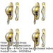 PACK Premium 65mm Polished Brass Narrow Fasteners Secure Fixing Window Fastener-1