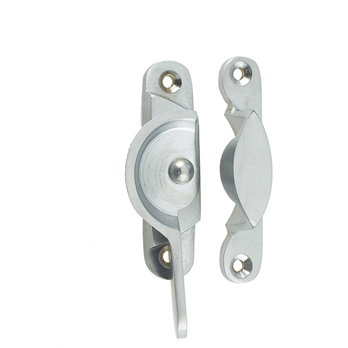 Premium 65mm Satin Chrome Narrow Fasteners Secure Connections Window Fastener