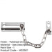 Durable Polished Chrome Security Door Chains 200mm Door Guard-1