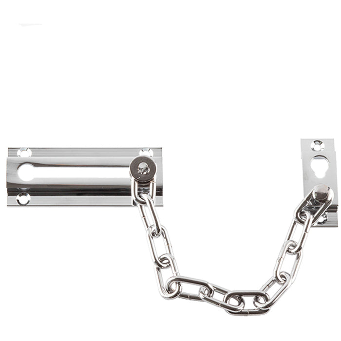 Durable Polished Chrome Security Door Chains 200mm Door Guard