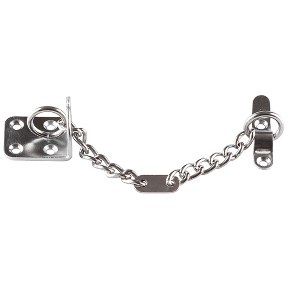 Premium Heavy Duty Security Door Chains 200mm in Satin Chrome Finish ...