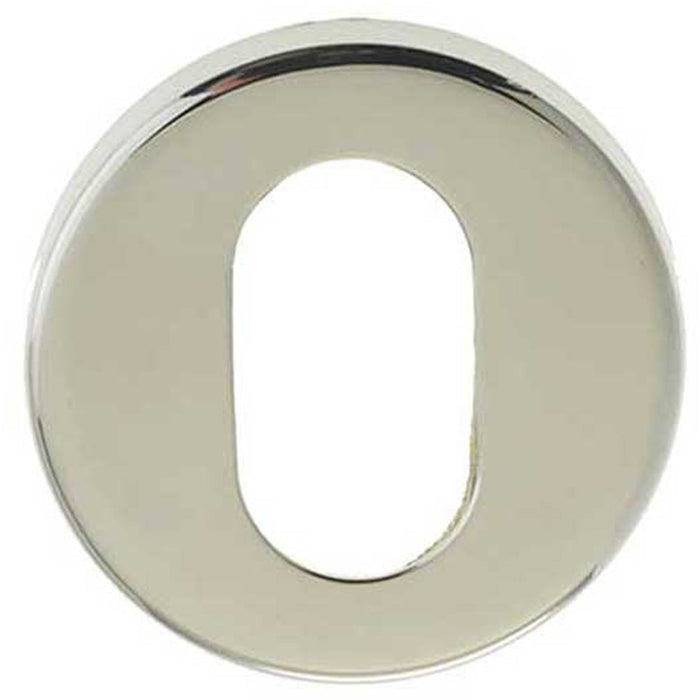 Premium Polished Stainless Steel Oval Escutcheons Grade 304, 52x8mm Hole Cover