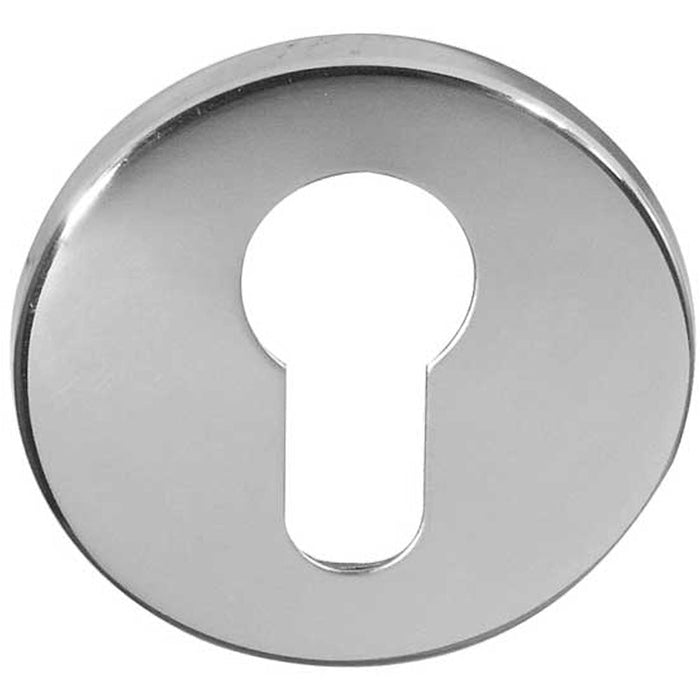 Premium Stainless Steel Euro Profile Escutcheons 52x5mm Grade Grade Satin Finish Hole Cover