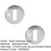 PACK Premium Stainless Steel Keyway Escutcheons Grade 304, 52x5mm, Satin Finish Hole Cover (1)-1