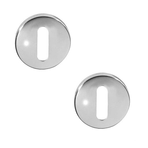 PACK Premium Stainless Steel Keyway Escutcheons Grade 304, 52x5mm, Satin Finish Hole Cover (1)