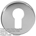 Premium Satin Stainless Steel Euro Profile Escutcheons Grade 304, 52x8mm Hole Cover-1