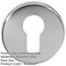 Satin Stainless Steel Euro Profile Escutcheons 52x8mm Grade Premium Quality Hole Cover-1