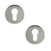 PACK Premium Stainless Steel Euro Profile Escutcheons 52x8mm Grade Polished Finish Hole Cover (1)