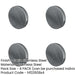 PACK Durable Stainless Steel Blank Escutcheons Grade 52x8mm Satin Finish Hole Cover-1