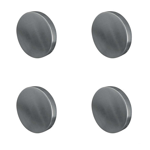 PACK Durable Stainless Steel Blank Escutcheons Grade 52x8mm Satin Finish Hole Cover