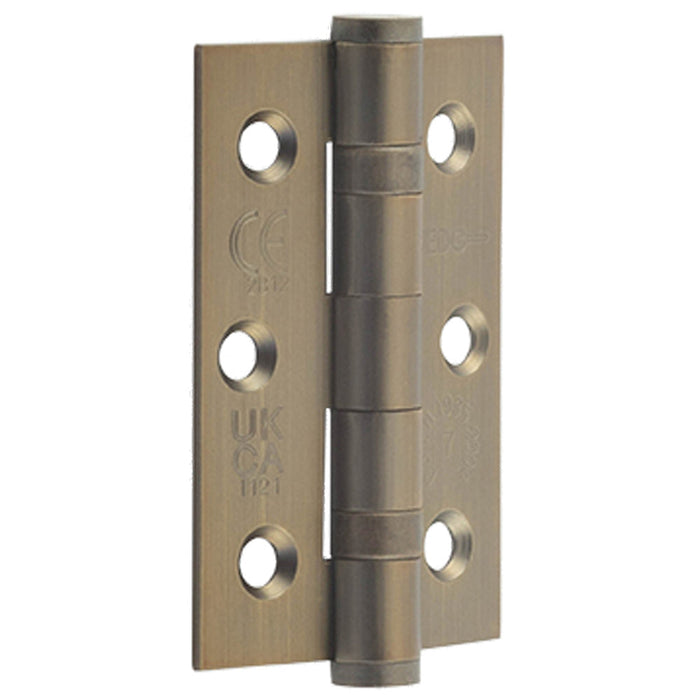 Premium Stainless Steel Grade Ball Bearing Hinge Antique Brass Finish, 76x50mm Door Hinges