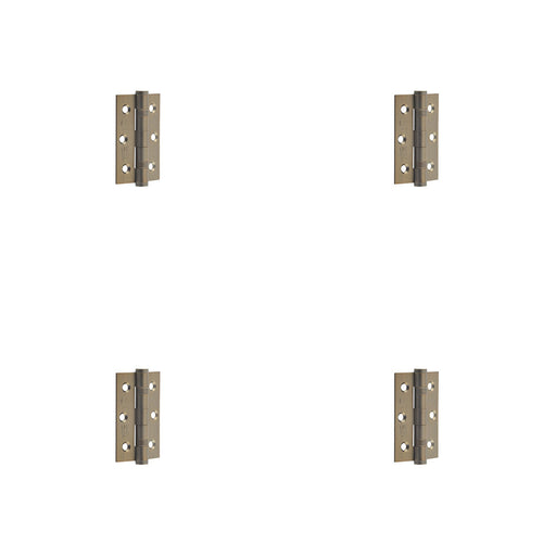 PACK Premium Stainless Steel Grade Ball Bearing Hinge Antique Brass Finish, 76x50mm Door Hinges