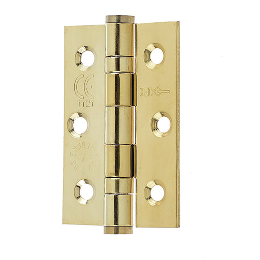 High-Quality Stainless Steel Grade Ball Bearing Hinge 76x50mm with Brass Finish Door Hinges