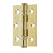 High-Quality Stainless Steel Grade Ball Bearing Hinge 76x50mm with Brass Finish Door Hinges