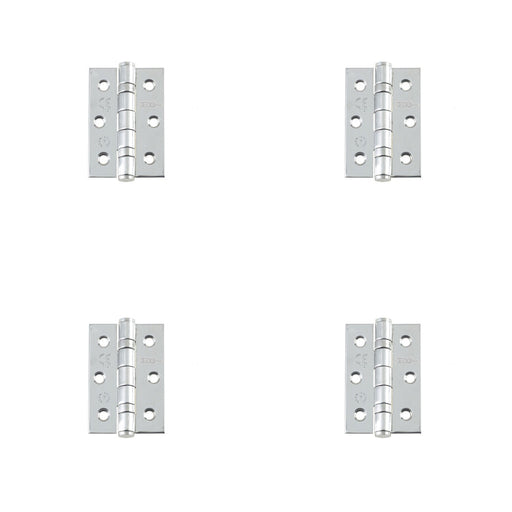 PACK Premium Stainless Steel Grade Ball Bearing Hinge 76mm 50mm Polished Finish Door Hinges