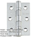 Durable Stainless Steel Grade Ball Bearing Hinge 76x50mm Satin Finish Door Hinges-1