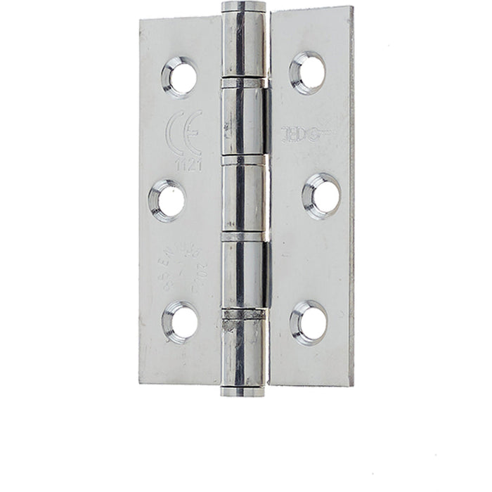 Polished Stainless Steel Grade Washered Hinge 76x50mm Durable Stylish Door Hinges