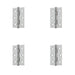 PACK Polished Stainless Steel Grade Washered Hinge 76x50mm Durable Stylish Door Hinges