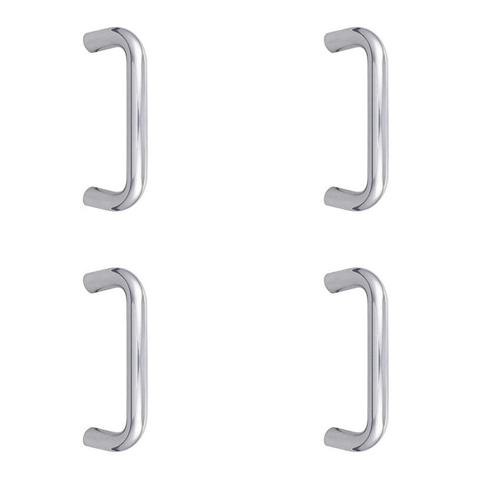 PACK Durable Stainless Steel 19mm Shape Pull Handle Grade with Polished Finish Door Handle