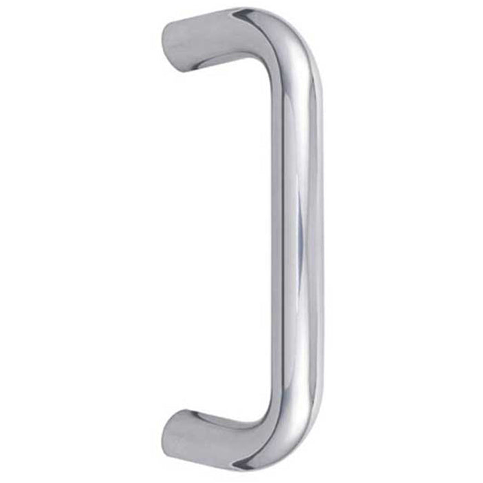 Premium Stainless Steel 19mm Shape Pull Handle Grade 304, Polished Finish, Fixing 300x19mm Door Handle