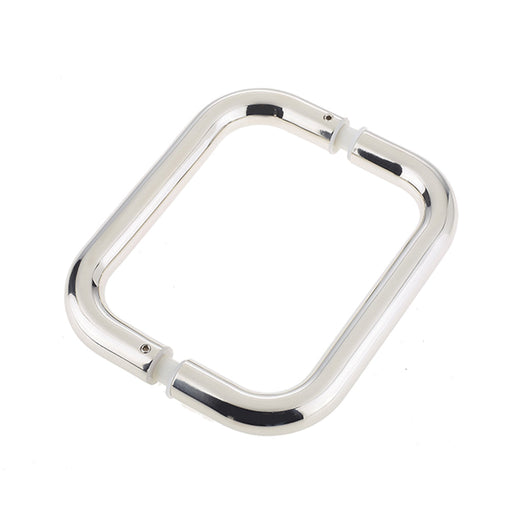 Premium Polished Stainless Steel Shape Pull Handle 19mm, 150x19mm Fixing Door Handle