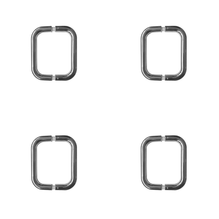 PACK Premium Polished Stainless Steel 19mm Shape Pull Handle Fixing 425x19mm Size Door Handle