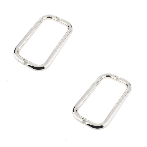 PACK Premium Polished Stainless Steel Shape Pull Handle 22mm Door Handle (1)