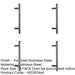 PACK Premium Polished Stainless Steel Pull Handle 19mm Durable Stylish Design Door Handle-1