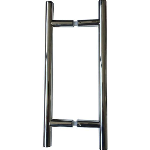 Premium Polished Stainless Steel 25mm Pull Handle Fixing 750x25x650mm Door Handle