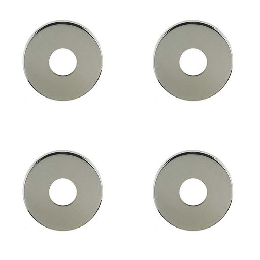 PACK Premium Polished Stainless Steel Concealed Roses 22mm Pull Handle Door Handle