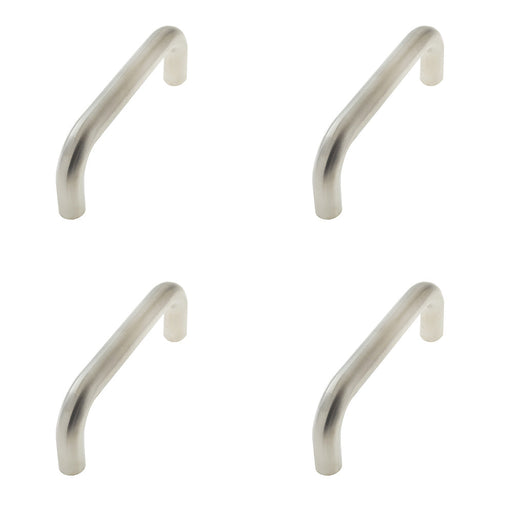 PACK Premium Stainless Steel 19mm Shape Pull Handle Grade Satin Finish Door Handle