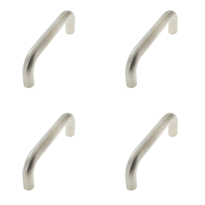 PACK Premium Stainless Steel 19mm Shape Pull Handle Grade Satin Finish Door Handle