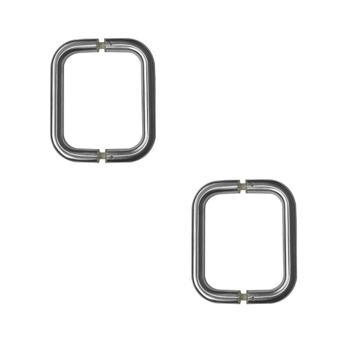 PACK Durable Stainless Steel 19mm Shape Pull Handle Fixing 300x19mm Satin Finish Door Handle (1)