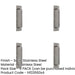 PACK Premium Satin Stainless Steel Pull Handle with Plate 225x19mm Size Door Handle-1