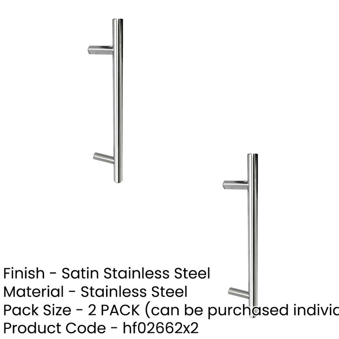 PACK High-Quality 19mm Stainless Steel Pull Handle with Fixing Easy Installation Door Handle (1)-1