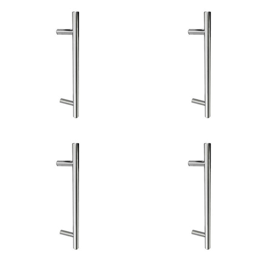 PACK Premium Stainless Steel Pull Handle 19mm Fixing 1000x19x900mm Satin Finish Door Handle