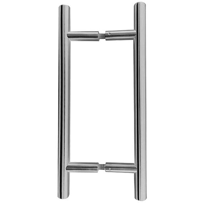 Premium Stainless Steel 19mm Pull Handle with Fixing Durable Satin Finish 325x19x225mm Door Handle