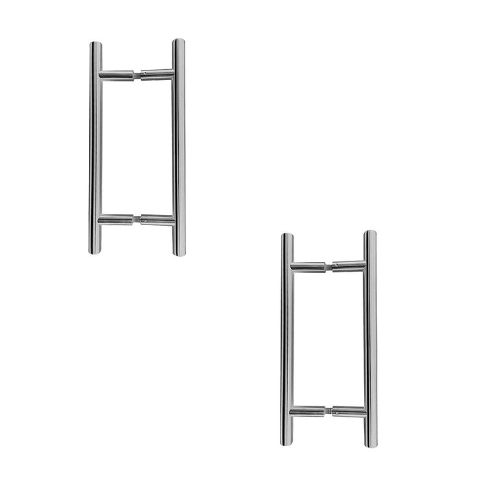 PACK Premium Stainless Steel 19mm Pull Handle Fixing Durable Satin Finish Door Handle (1)