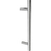 Durable Satin Stainless Steel Pull Handle 25mm with Fixing Easy Installation Door Handle