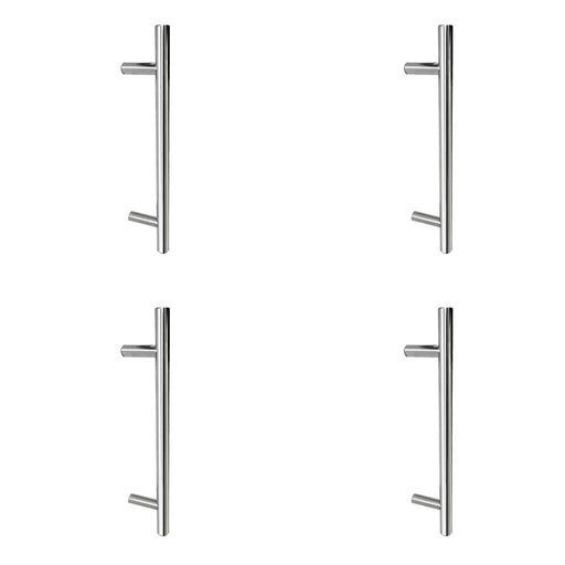 PACK Durable Satin Stainless Steel Pull Handle 25mm with Fixing Easy Installation Door Handle