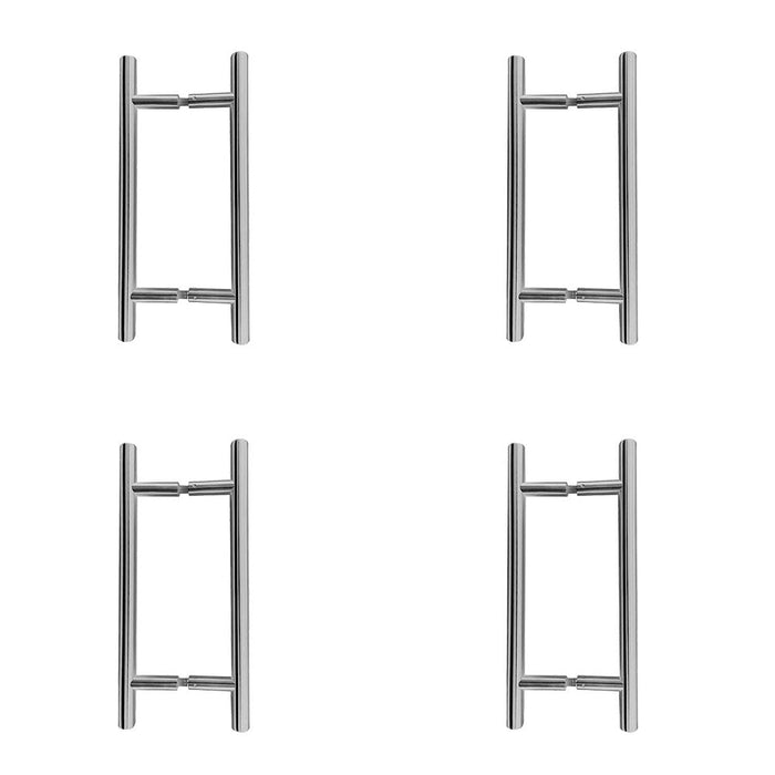 PACK Premium Stainless Steel 25mm Pull Handle Fixing 600x25x450mm Satin Finish Door Handle
