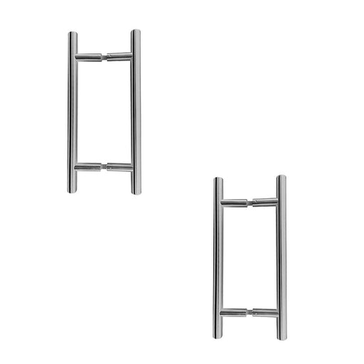 PACK Premium Stainless Steel 25mm Pull Handle Fixing Sleek Satin Finish Door Handle (5)