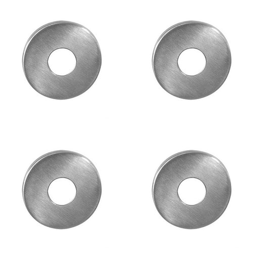 PACK Premium 22mm Satin Stainless Steel Concealed Roses Pull Handle Door Handle