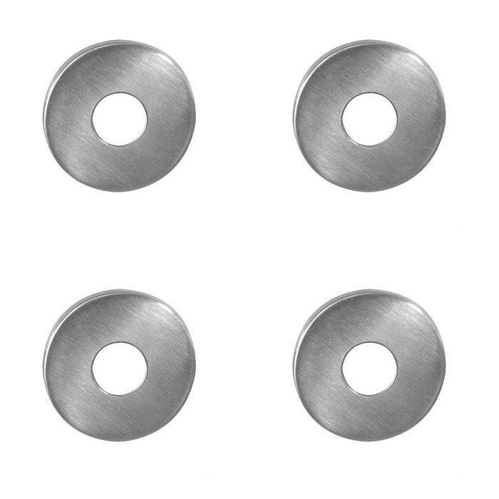 PACK Premium 22mm Satin Stainless Steel Concealed Roses Pull Handle Door Handle