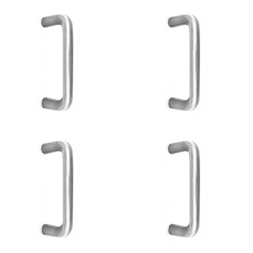 PACK Premium Satin Stainless Steel 19mm Shape Pull Handle 150mm Length Grade Door Handle