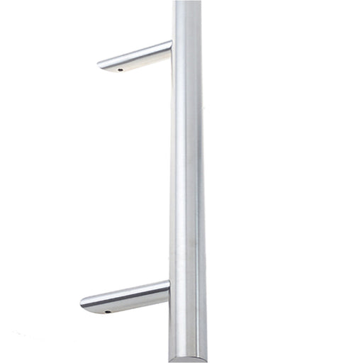 Premium Stainless Steel Cranked Pull Handle 600x32mm Satin Finish Door Handle