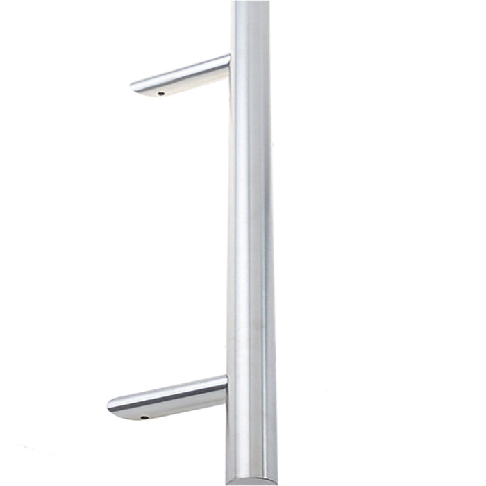 Premium Satin Stainless Steel Cranked Pull Handle 1200x32mm Durability Style Door Handle