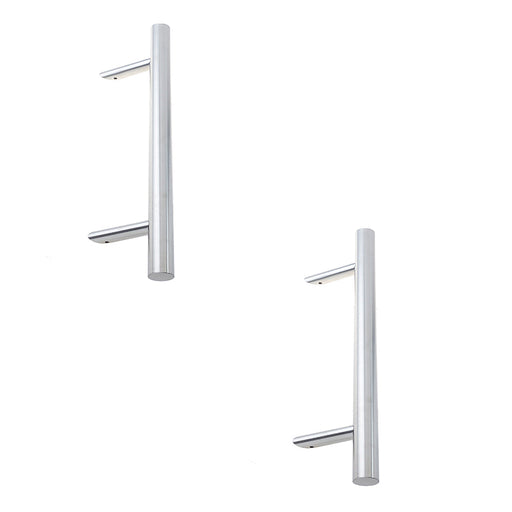 PACK Premium Stainless Steel Cranked Pull Handle 1800mm 32mm Satin Finish Door Handle (1)