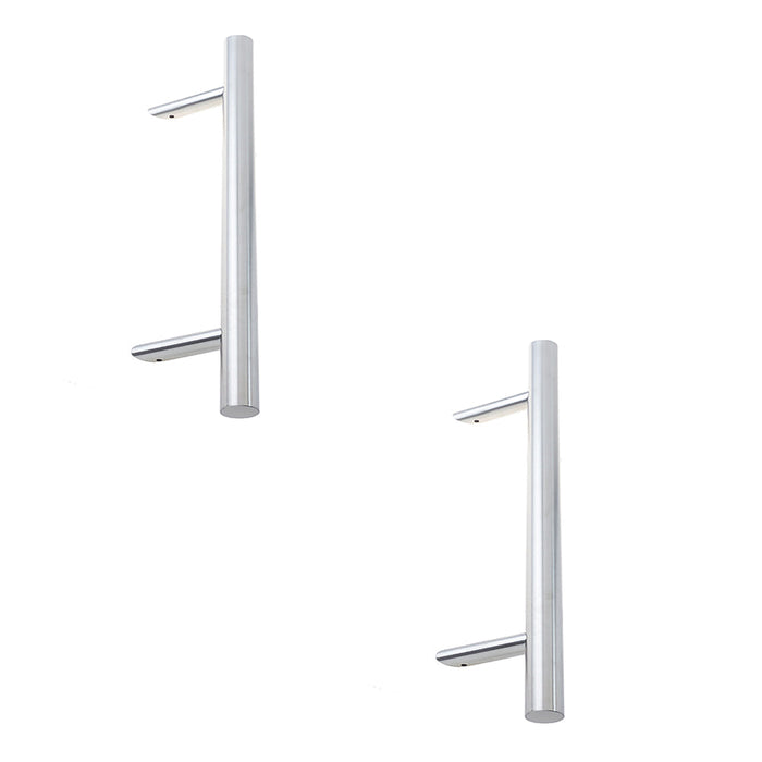 PACK Premium Stainless Steel Cranked Pull Handle 1800mm 32mm Satin Finish Door Handle (1)
